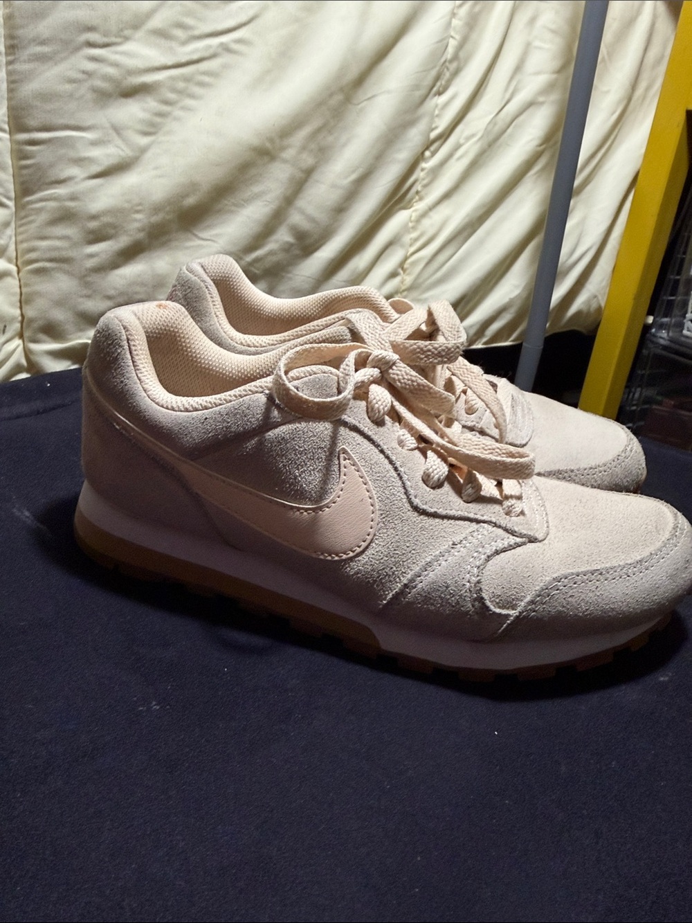Nike Women’s Pale Pink Suede Low-Top Sneakers